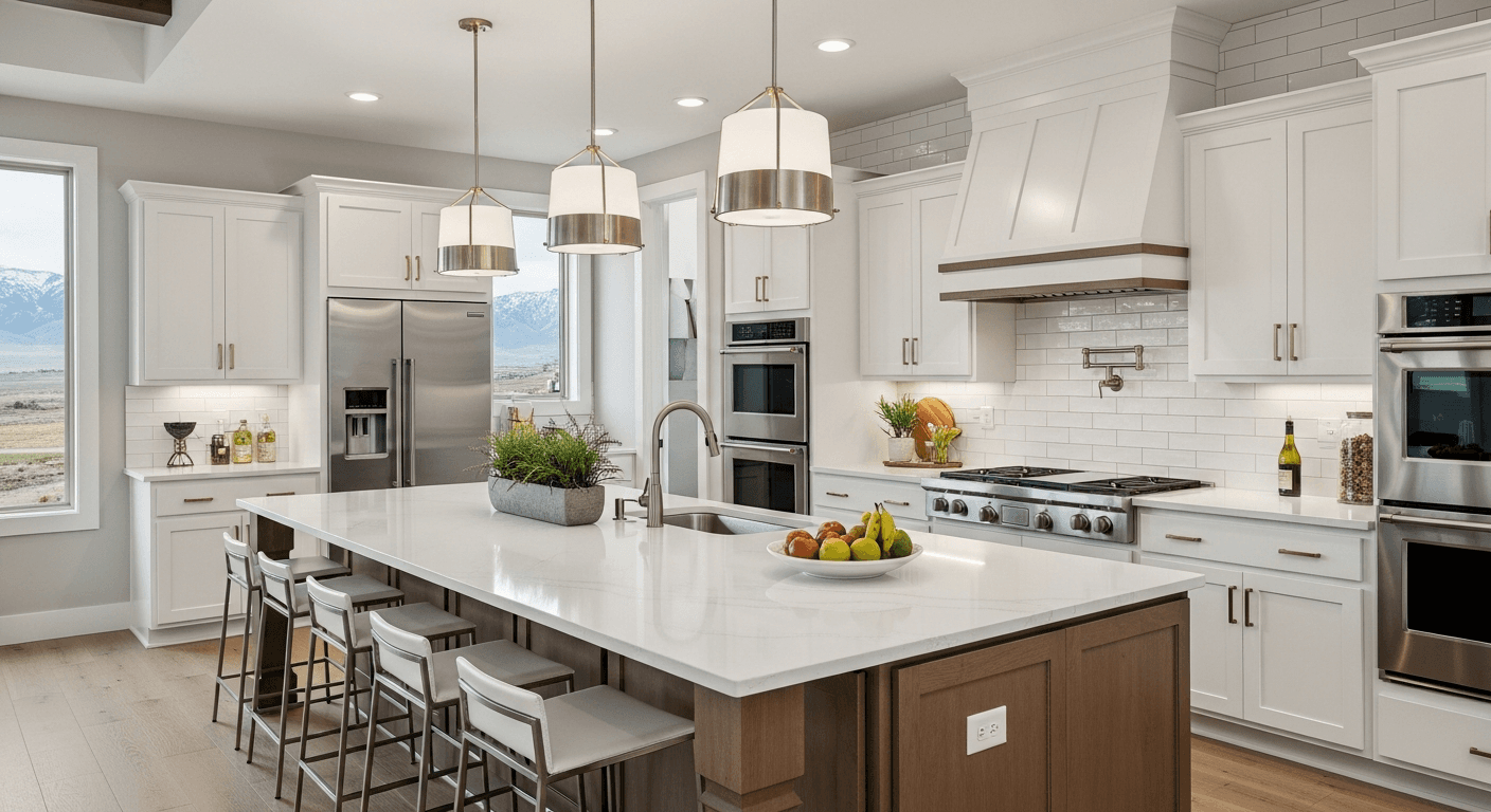 new construction utah valley — exact base prices plus upgrade costs in American Fork and Vineyard